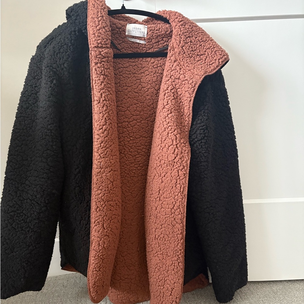 Urban Outfitters Brown Sherpa Jacket